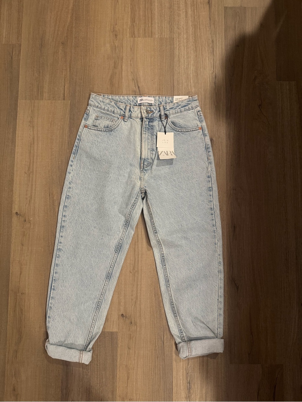ZARA Light Blue Boyfriend Jeans